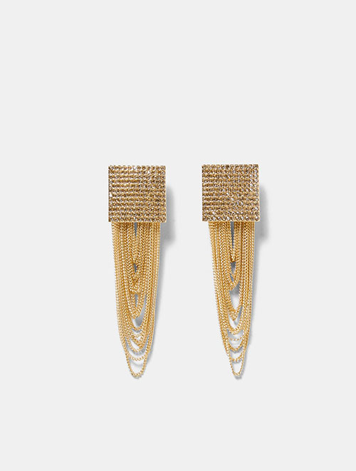 Gold Metal Earrings - Bild 4
